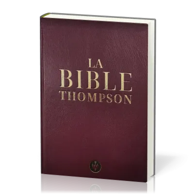 FRANZÖSISCHE BIBEL COLOMBE THOMPSON, GEBUNDEN, DUNKELROT