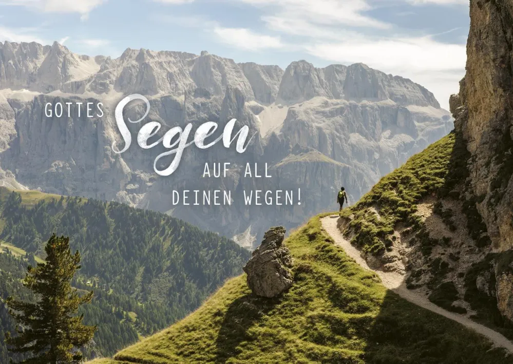 Postkarte Wanderweg - 2. Samuel 14,17
