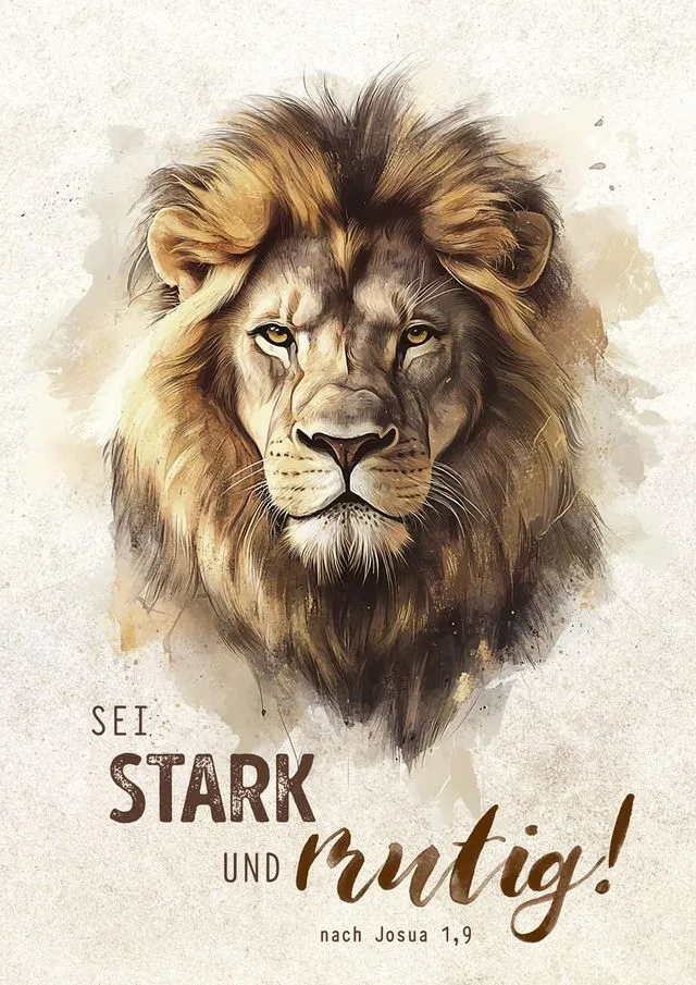 Poster Sei stark A3