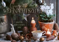 Postkarte Weihnachtszeit Kerzen - 1. Johannes 4,9