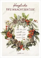 Postkarte Weihnachtsgrüsse - Galater 4,4