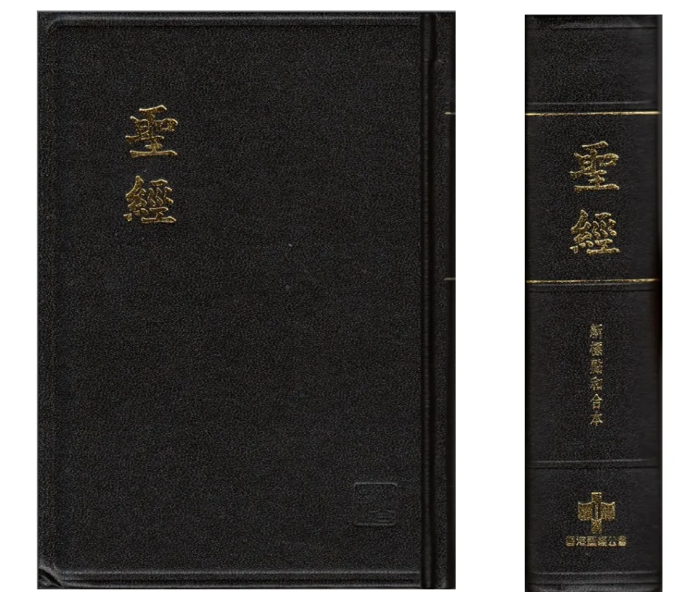 Chinois, Bible couverture rigide, noire, Chines Union Version