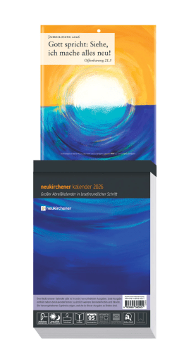 Neukirchener Kalender - Grossdruck-Abreisskalender - Block mit 384 Blättern, zum Aufstellen oder...