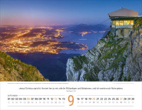 Calendrier Paysages Suisses - Allemand, Calendrier mural