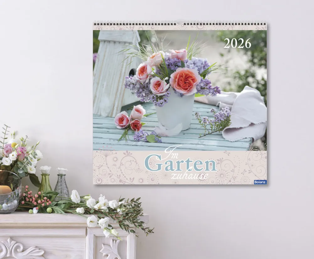 Im Garten zuhause - Wandkalender