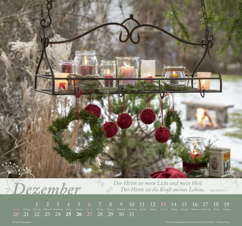 Im Garten zuhause - Wandkalender