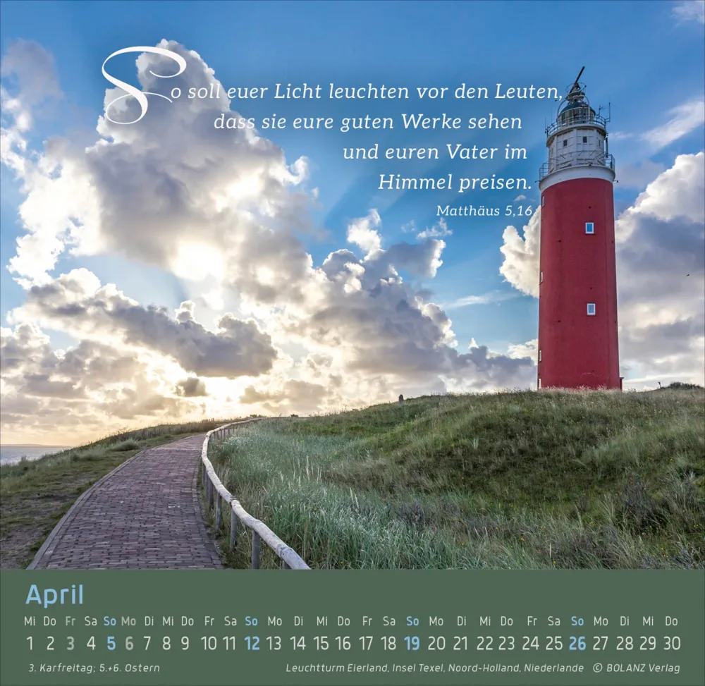 Weg-Licht-Leben - Tischkalender