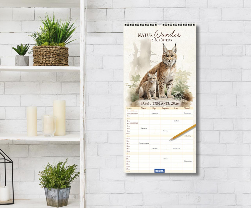 NaturWunder des Schöpfers - Stilvolle Familienplaner