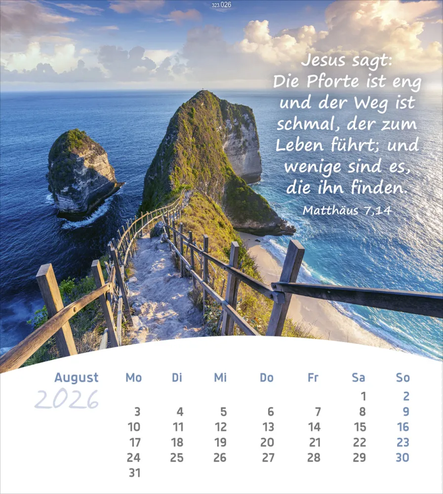 Allemand, La Vie pour toi - calendrier cartes postales