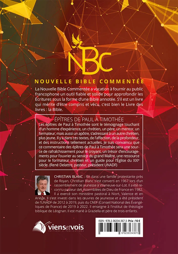 Nouvelle Bible commentée - Épîtres de Paul à Timothée