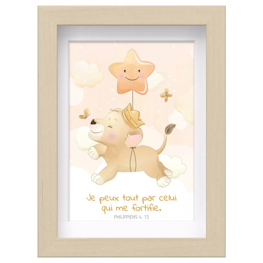 Mon cadre inspiration enfant - Lionceau