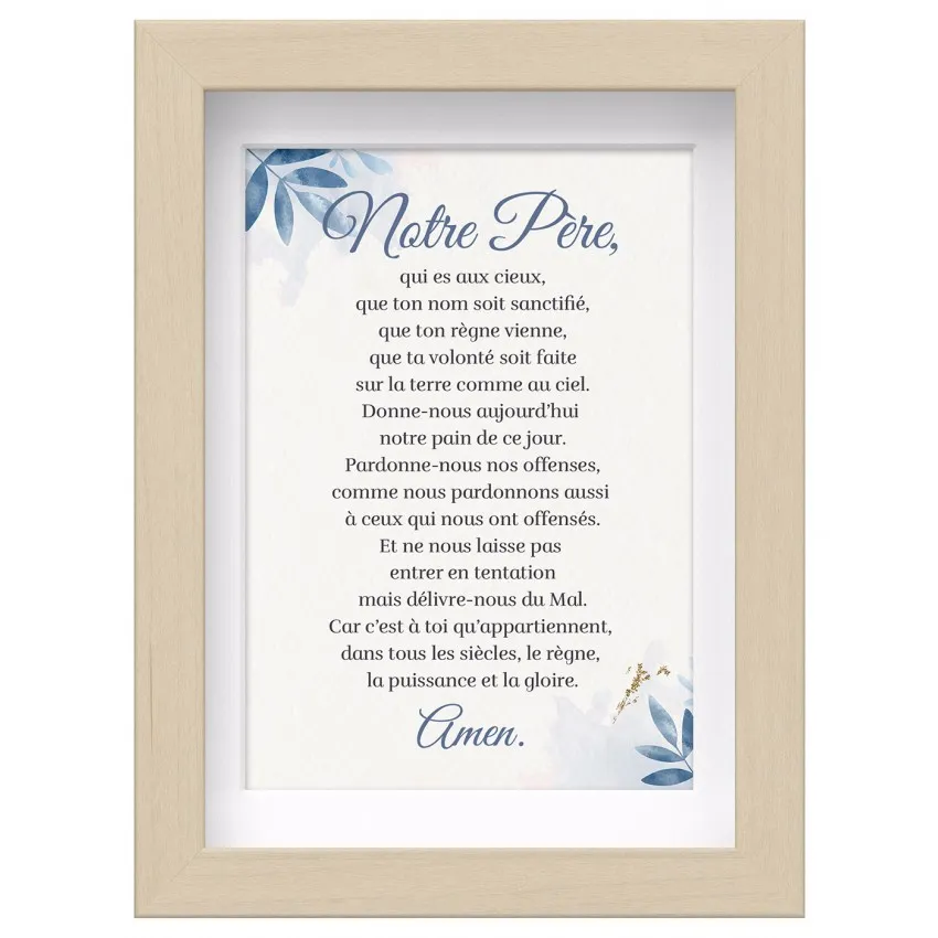 Mon cadre inspiration - Notre Père