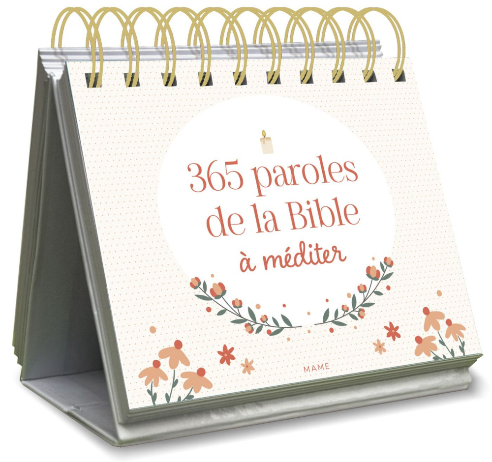365 paroles de la Bible à méditer - Chevalet à spirales sous coffret
