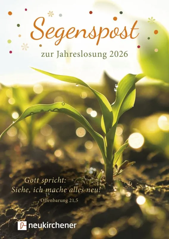 Segenspost zur Jahreslosung 2026 - Grussheft