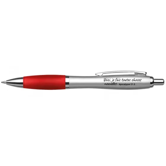 Stylo à bille - Mot d'ordre 2026, rouge