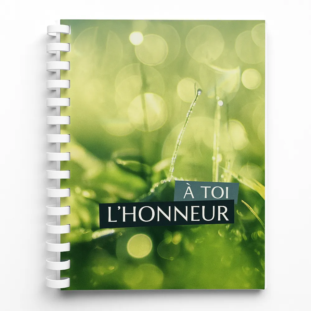 A toi l'honneur - Recueil de chants à spirales