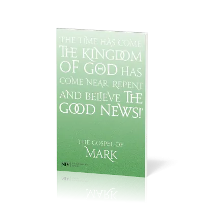 Anglais, Évangile de Marc NIV, vert - Gospel of Mark NIV