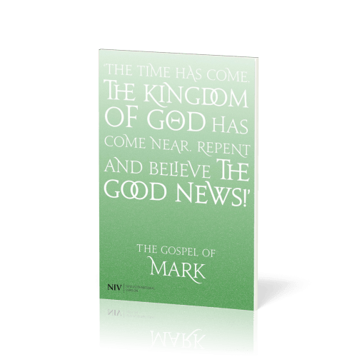 Anglais, Évangile de Marc NIV, vert - Gospel of Mark NIV