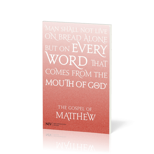 Anglais, Évangile de Matthieu NIV, orange - Gospel of Matthew NIV