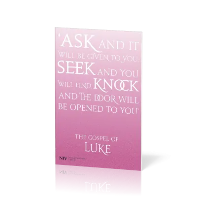 Englisch, Lukasevangelium NIV, rosa - Gospel of Luke NIV