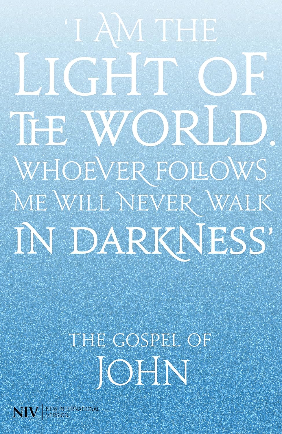 Anglais, Évangile de Jean, New International Version, NIV, bleu - Gospel of John NIV