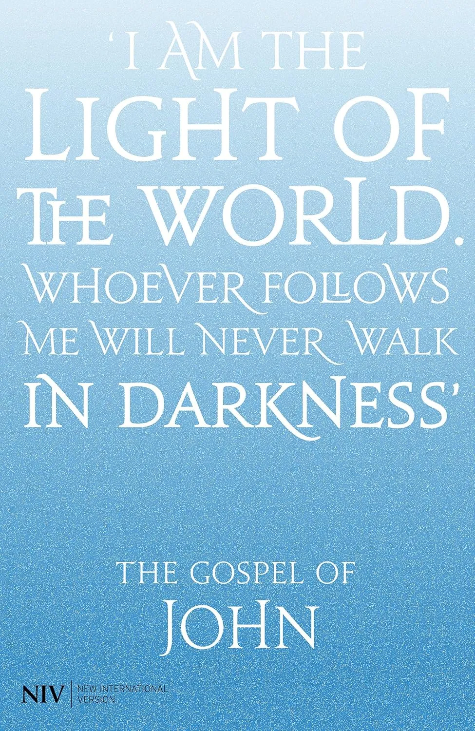 Englisch, Johannes Evangelium New International Version, blau