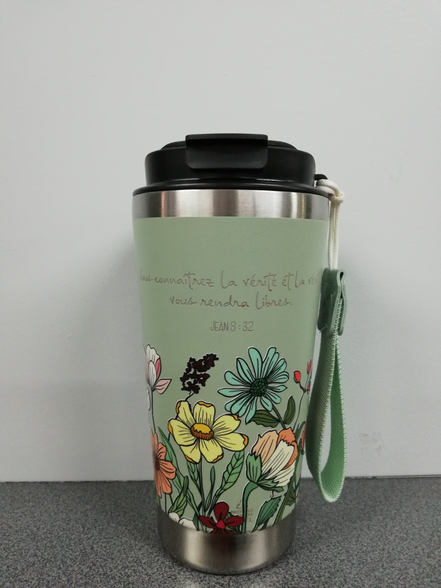 Mug isotherme "Vous connaitrez la vérité…" Jean 8.32
