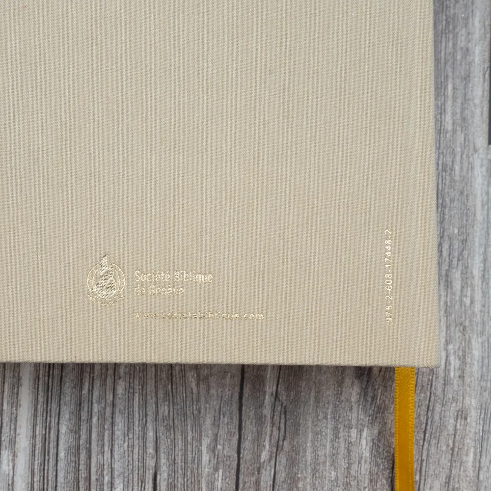 Bible d'étude Segond NEG MacArthur - couverture semi-rigide, toile beige