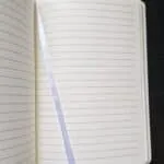 Carnet de notes Psaume 100: 5 - A5, blanc en PU touché gomme