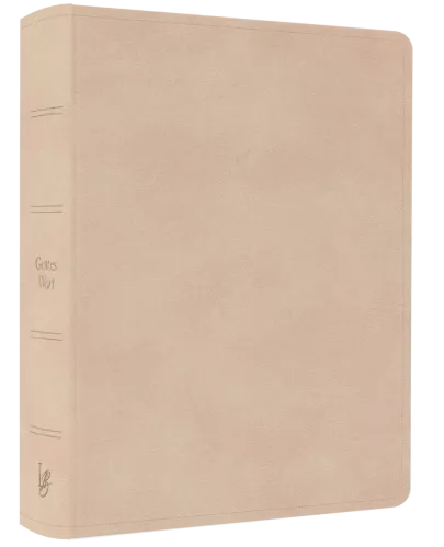 Schlachter Liebezurbibel (Schreibrandbibel beige) - Flexibler Kunstledereinband - mit Schreibrand