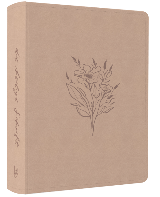 Schlachter Liebezurbibel (Schreibrandbibel Blush) - Flexibler Kunstledereinband - Lachs mit...
