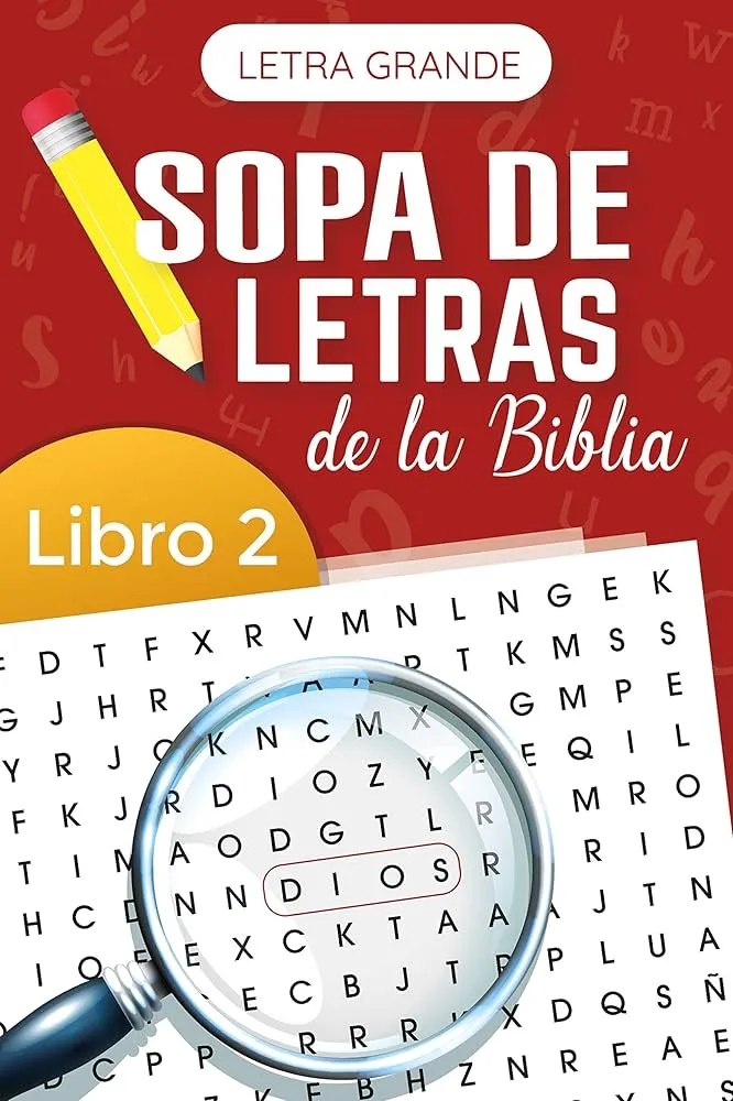 Sopa de letras de la Biblia (Letra grande) - Libro 2