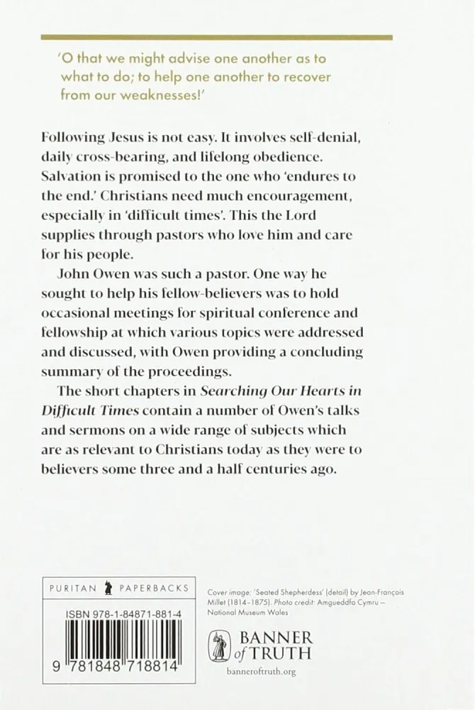 Searching Our Hearts in Difficult Times - Abridged and Made Easy to Read