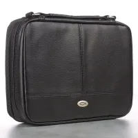 Pochette Bible XS, noir, similicuir, avec organiseur