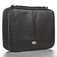 Pochette Bible XS, noir, similicuir, avec organiseur
