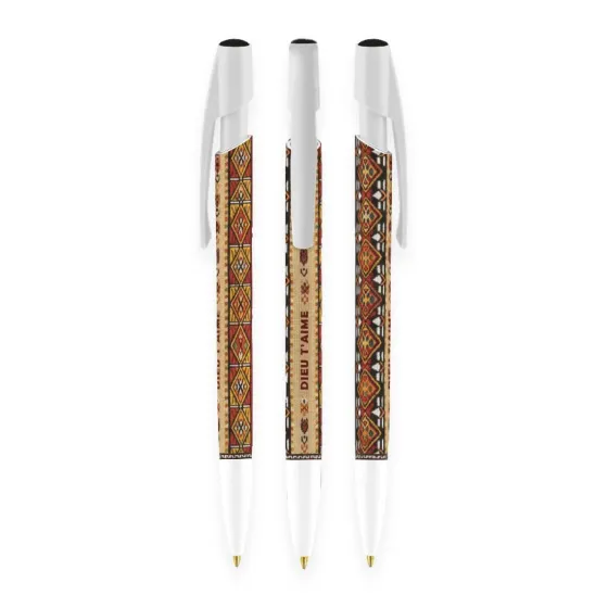 Stylo « Dieu t'aime » - collection Madagascar