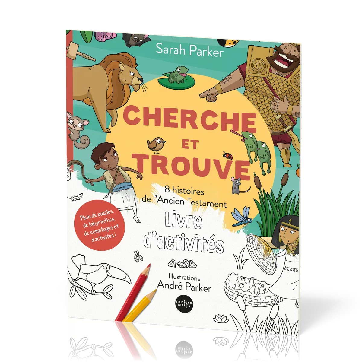 Cherche et trouve, livre d’activités - 8 histoires de l’Ancien Testament