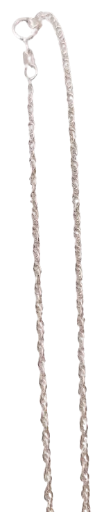 Collier Torsade 2 mm en argent 925 - 45 cm