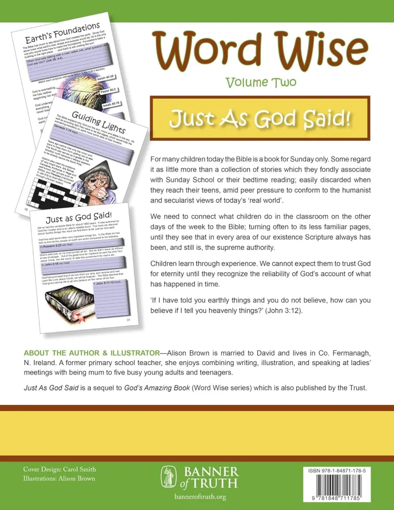 Word Wise - Volume 2, Just as God Said!