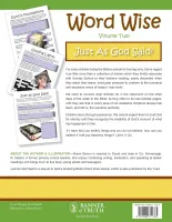 Word Wise - Volume 2, Just as God Said!