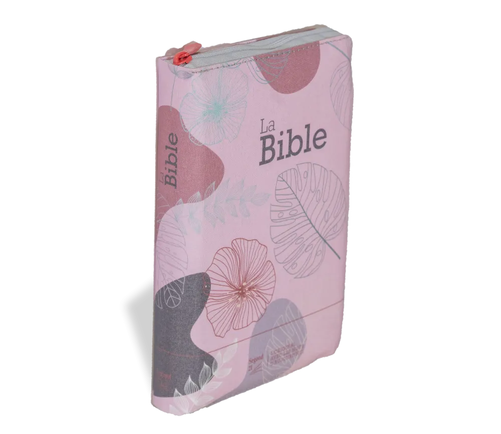 Bibel Segond 21 französischn (premium style) - Softcover aus Leinen mit Blättermuster, mit...