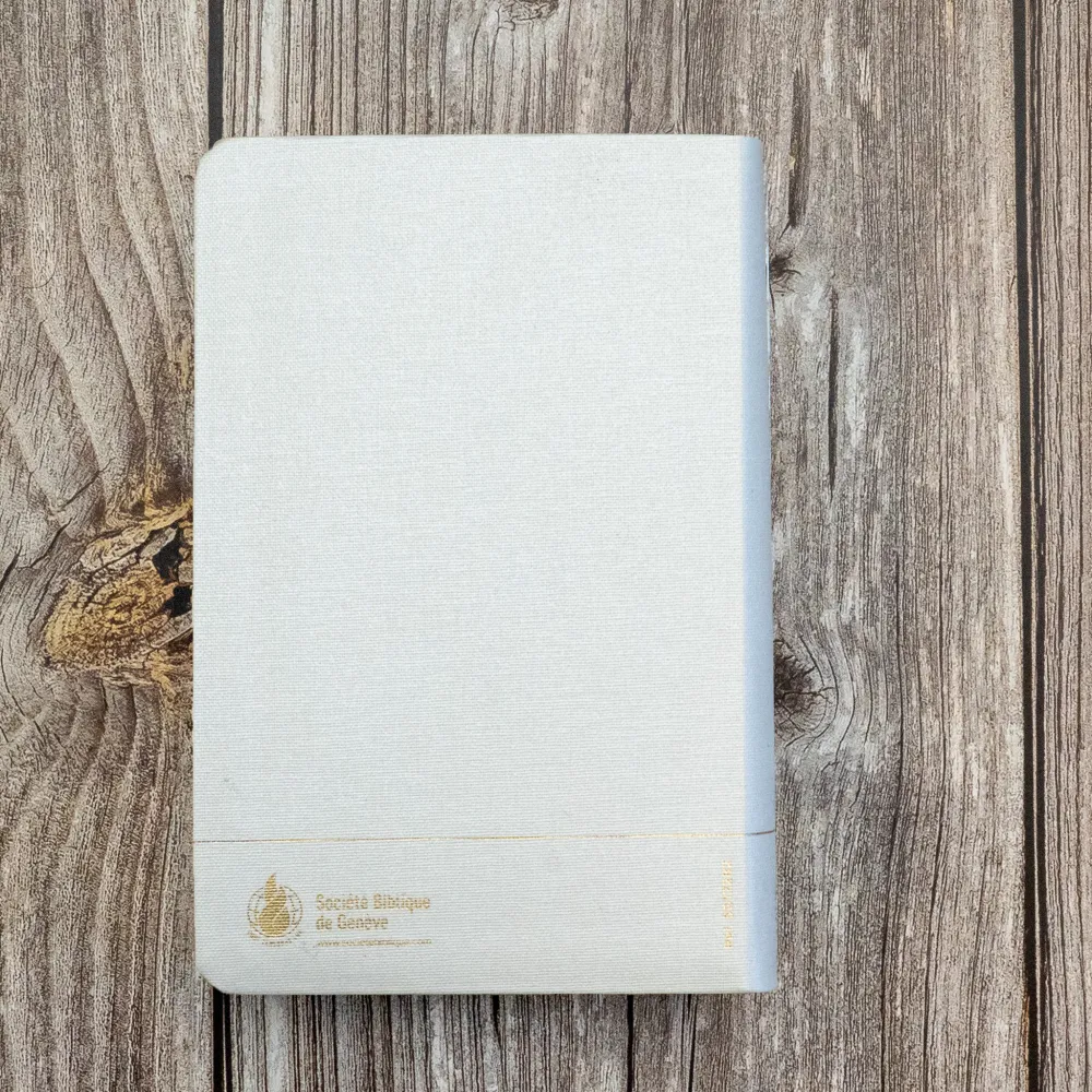 Bible Segond 21 compacte (Premium Style) - couverture semi-rigide toile blanche, avec tranches...