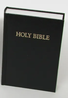 Anglais, Bible King James Version, rigide, noire, (Royal Ruby Text)