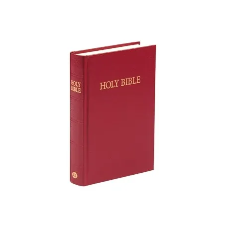 Anglais, Bible King James  Version, rigide rouge, (Royal Ruby Text)
