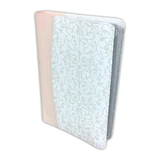 Espagnol, Bible, Reina Valera 1960, Bible de mariage, similicuir, couverture blanche, dessin argenté