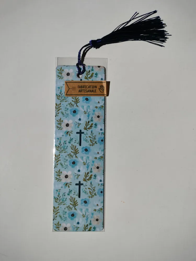 Marque-Page avec pampille - Croix Bleue