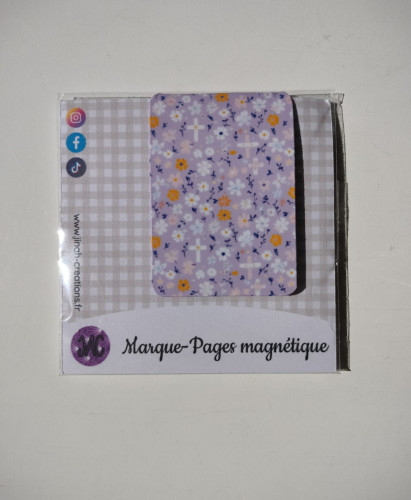 Marque-Page Magnétique "Tous les plus beaux cadeaux viennent de Dieu." - Croix Violette