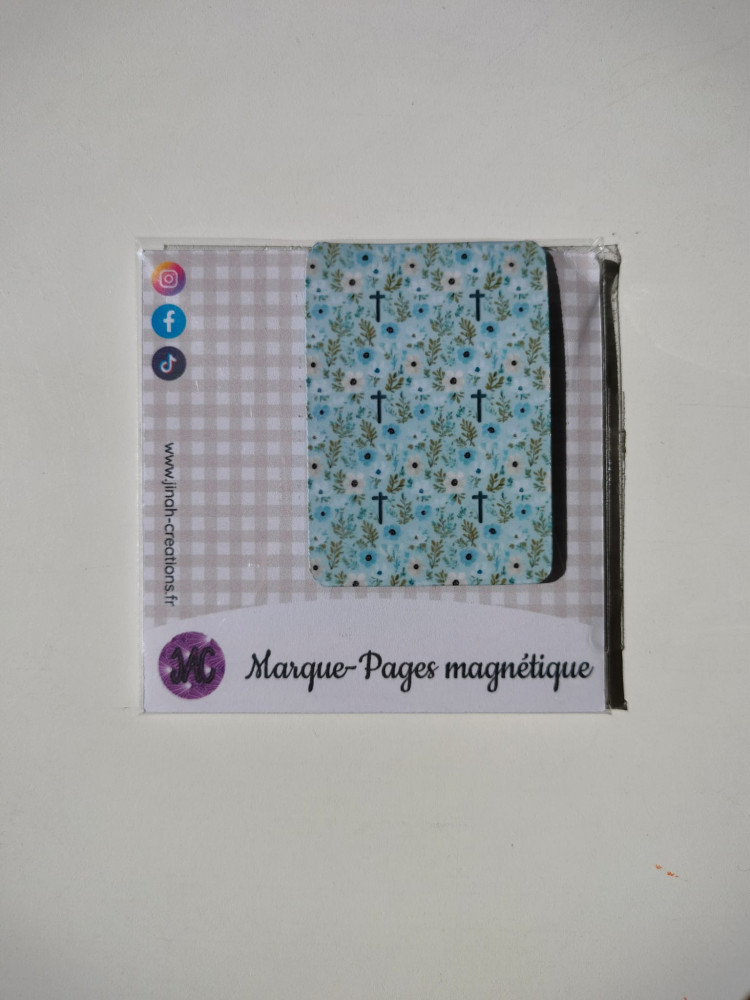 Marque-Page Magnétique "Je te loue de ce que je suis une créature merveilleuse." - Croix Bleue