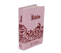 Bible Segond 21 compacte (Premium Style) - couverture souple, toile rose avec paillettes