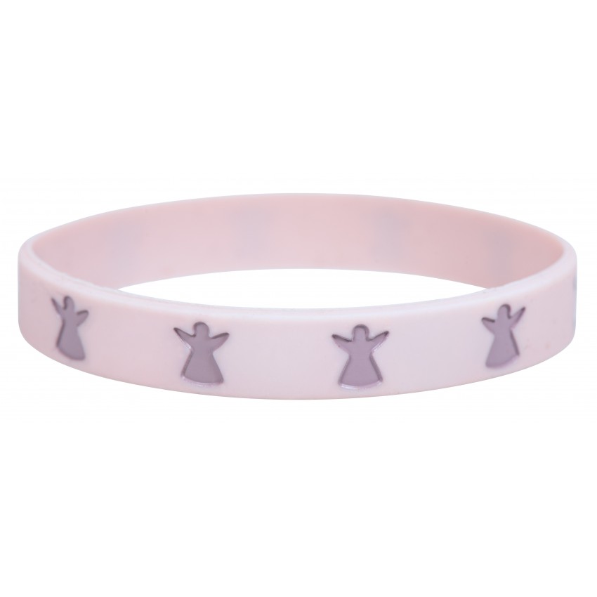 Bracelet en silicone « Ange »